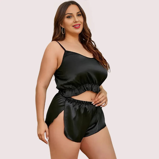 Luxe Lounge Cami Top & Shorts Extra Plus Size
