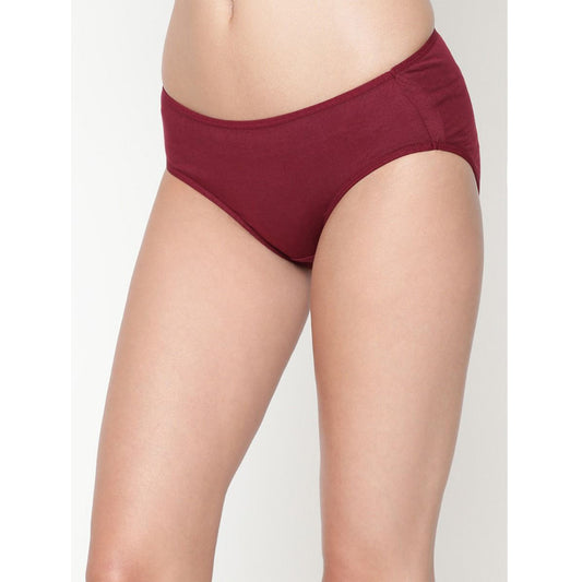 Comfy Snazzy Way Women's Best Fitting Plus Size Maroon Cotton Panties(Pkt of 2)