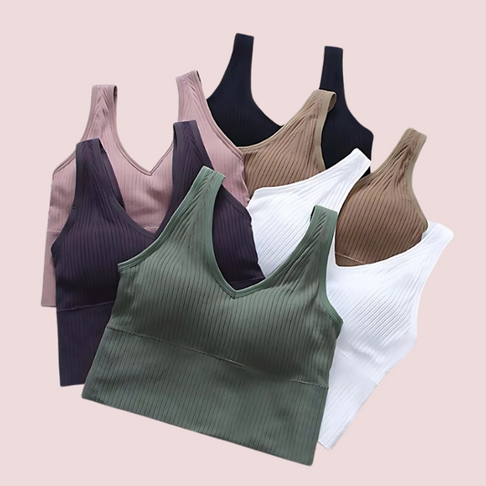 High impact padded longline sports bra (2 Pack )