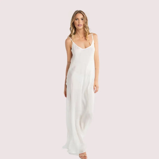 Ethereal Glow Sheer Mesh Slip Plus Size