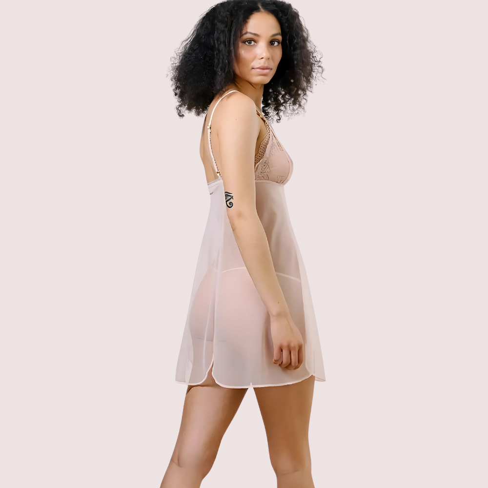 Midnight Enchanté Lace Chemise Plus Size