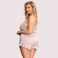 Comfortable Plus Size Cami Shorts Sleepwear Set