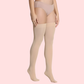 Classic Duo Thigh-High Stockings (Black + Nude) - Pack of 2