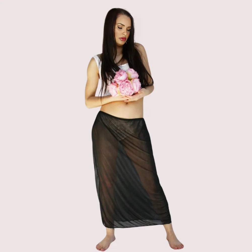 Twilight Elegance Sheer Underskirt Plus Size