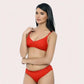 FD Organic Cotton Bra Set Red | Soft, Skin-Friendly & All-Day Comfort