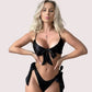 Midnight Satin Seduction Set