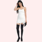 Classic Opaque Thigh-High Stockings Pack of 2 - Black & White Stay-Up Hosiery