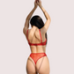 Scarlet Temptation See-Through Lingerie Set
