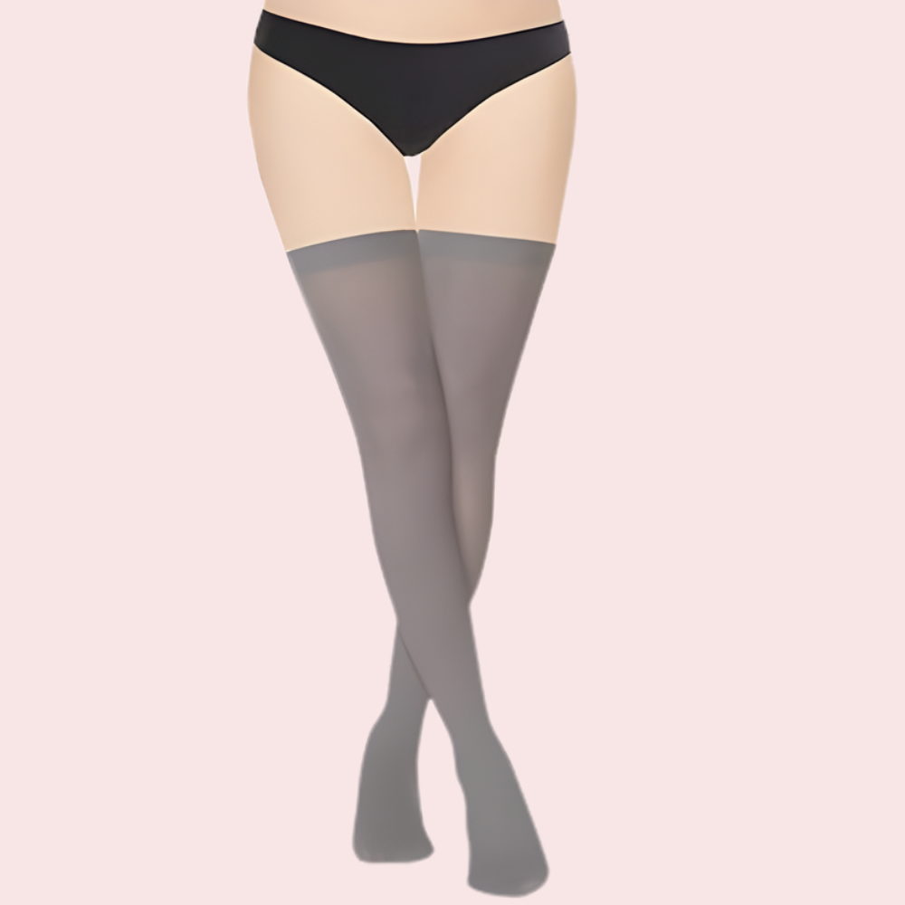 Classic Sheer Stockings - Pack of 2 (Grey & Nude Shades)