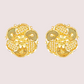 Pack of 2 Gold Finish Traditional Earrings Set for Women