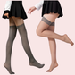Premium Thigh-High Sheer Stockings - Pack of 2 (Grey & Nude Combo)