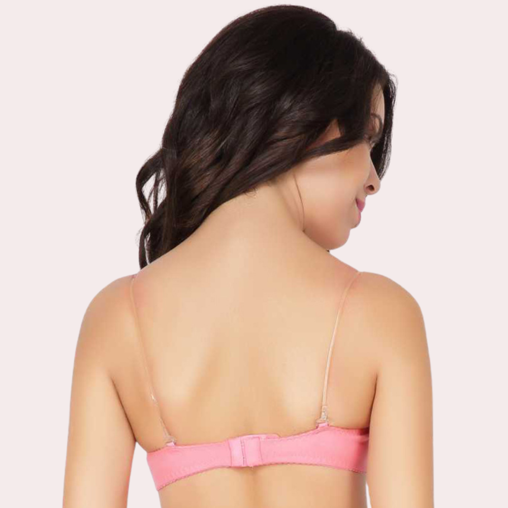 BreezeBare Duo 2-Pack Summer Cotton Bra with Invisible Straps
