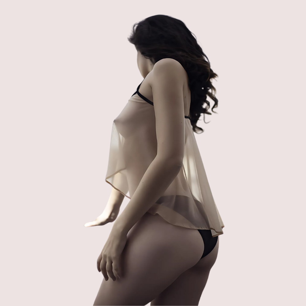 "French Daina" Seductive See Through Cami top