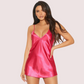 "French Daina" Pink silk satin cami top