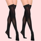 UltraSoft Sheer Black Thigh-High Stockings - Pack of 2