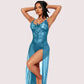 Chic Women's Babydoll Lingerie in Blue