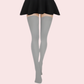 Dual-Shade Thigh-High Sheer Stockings - Pack of 2 (Grey & Black)