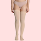 Classic Duo Thigh-High Stockings (Black + Nude) - Pack of 2