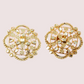 Traditional Gold Finish Earrings Set â€“ Pack of 4 for Women