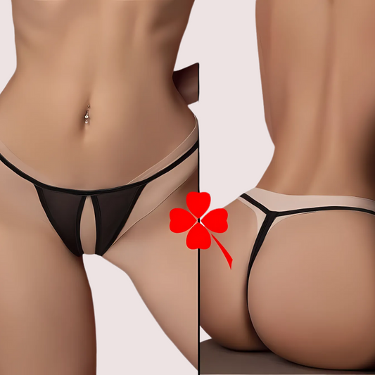 Midnight Temptation Crotchless Thong