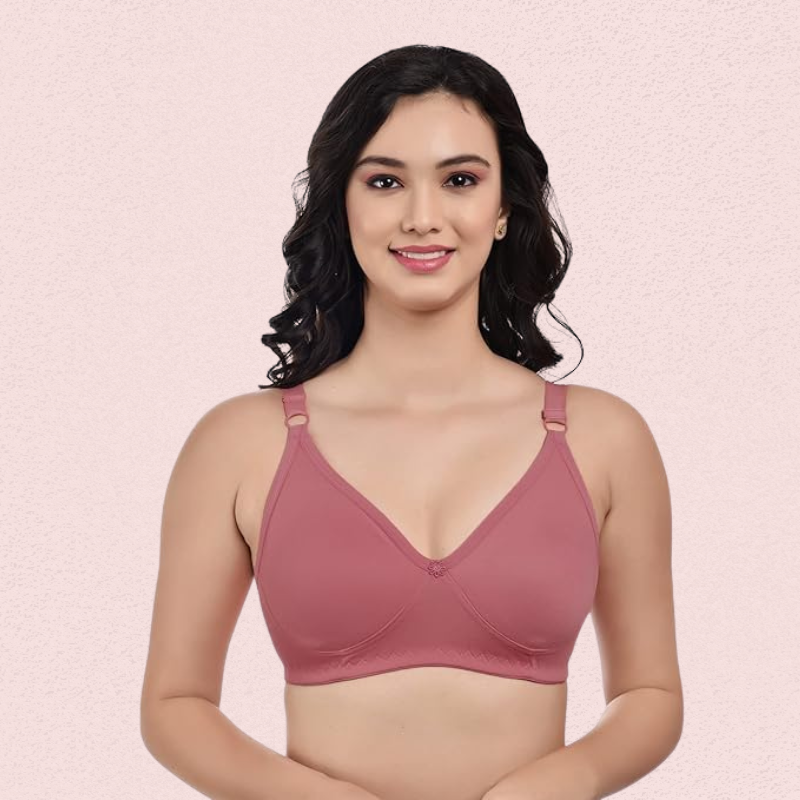 Womenâ€™s Cotton Non-Padded Wire-Free Bra Pack of 3