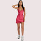 Sensual Satin Elegance Partywear Dress