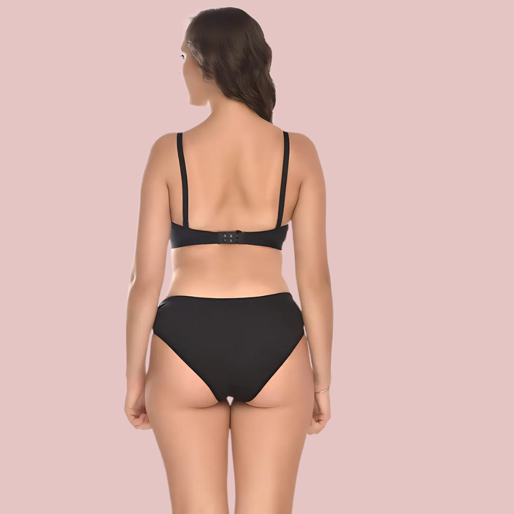 Soft Ease Cotton Comfort Bra & Panty Set (2-Pack)
