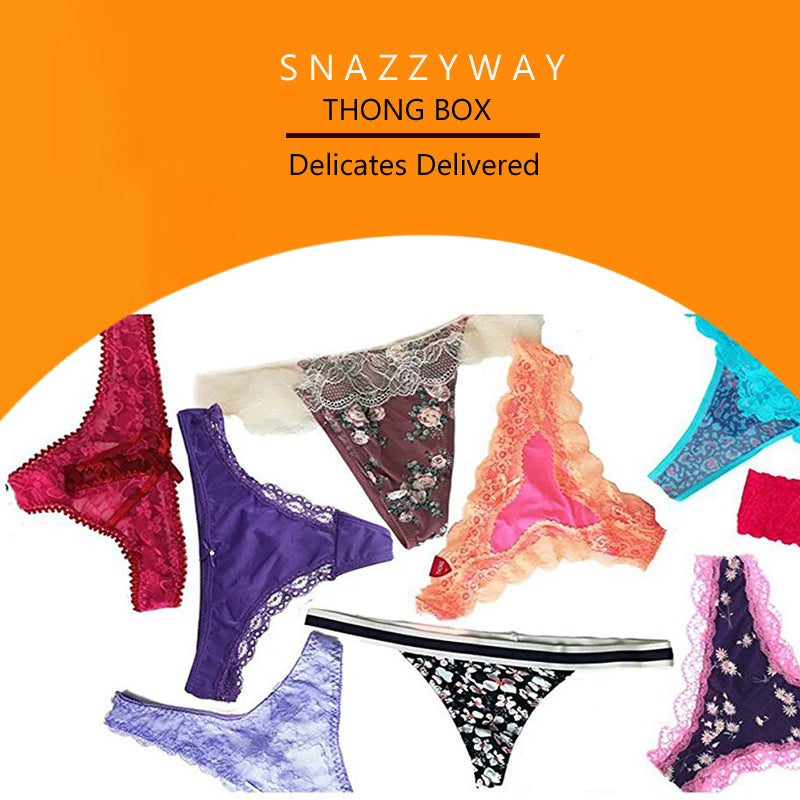 Snazzyway Thong Panties Trial box