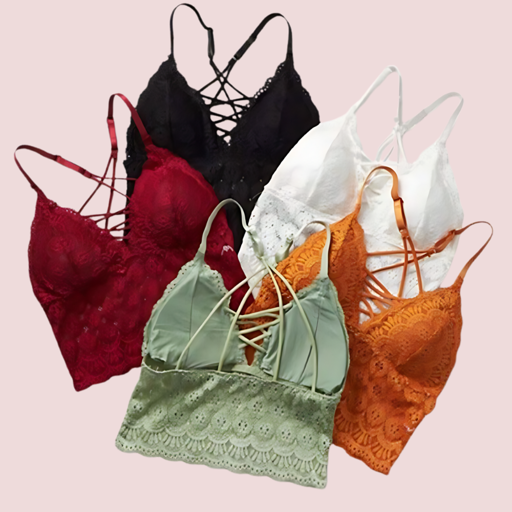 Soft Lace luxury longline bralette ( 2 Pack )