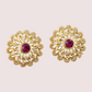 Traditional Gold Finish Earrings Set â€“ Pack of 4 for Women