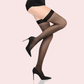Dual-Shade Thigh-High Sheer Stockings - Pack of 2 (Grey & Black)