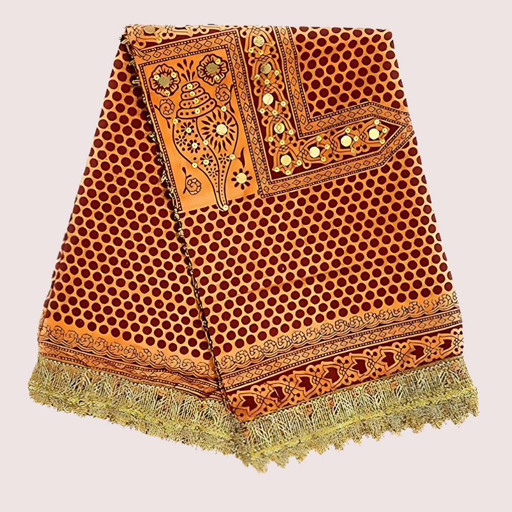 Fashion & Heritage Womenâ€™s Solid Cotton Pichora â€“ Elegant Dupatta