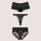 3 Pack Sensual Luxury Lace Panties