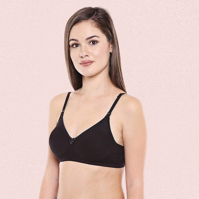 Womenâ€™s Cotton Non-Padded Seamless Bra Set (Pack of 2)