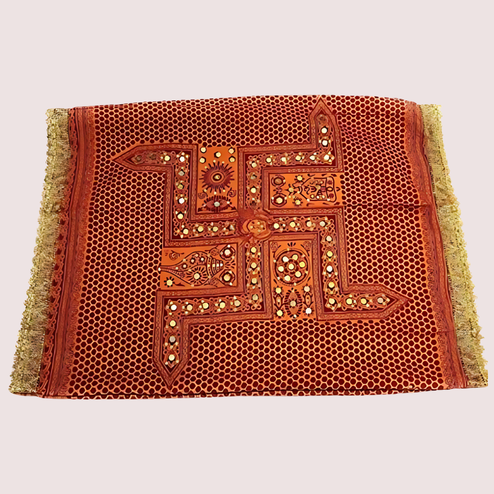 Fashion & Heritage Womenâ€™s Solid Cotton Pichora â€“ Elegant Dupatta