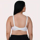 PureBreeze 4-Pack White Cotton Bras for Summers