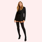 Classic Thigh-High Stockings Pack of 2 - Ultra-Soft, Stay-Up Design for Dresses & Garter Belts