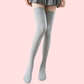 StretchFit Comfort Thigh-High Stockings Duo (Grey + Black) - Pack of 2