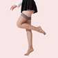 Premium Thigh-High Sheer Stockings - Pack of 2 (Grey & Nude Combo)