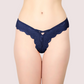 Blue Lace Design Women's Thongs ( Pack of 1 )