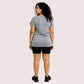 Heather Grey "LOVE" Heart Graphic Tee