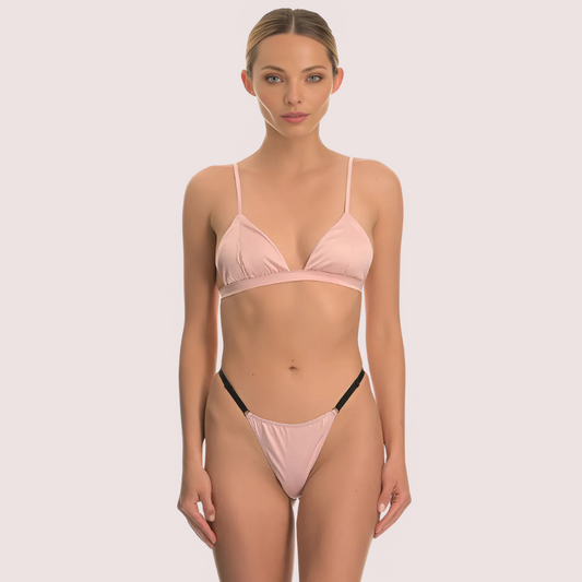 Luxury Silk Bra Set for Womenâ€™s Everyday Comfort
