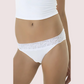 M&S Top Lace Waistband Cotton Thong Panty