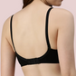 Passion Plunge â€“ Black Seamless Padded Bra