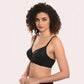 Velvet Touch Black Lightly Padded Bra