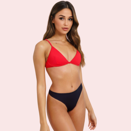 Midnight High-Waisted Bikini Bottom Classic Black (Bottom Only)